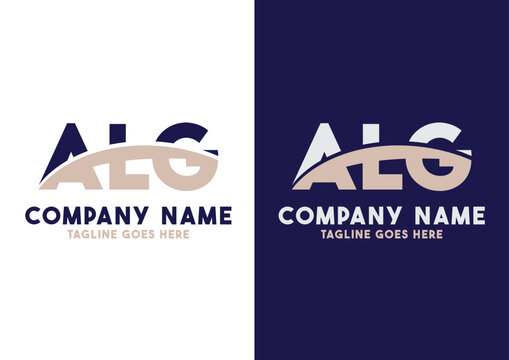 Letter ALG logo design vector template, ALG logo