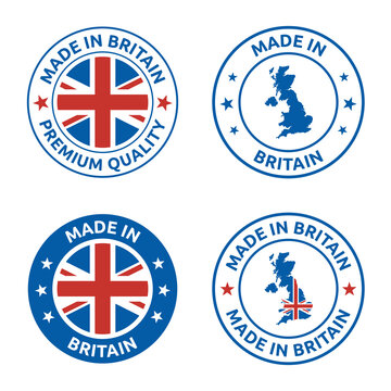 made in Great Britain stamp, United Kingdom product label