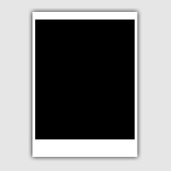 White tablet with black screen illustration. White computer tablet with empty dark screen. White tablet isolated on white background. 