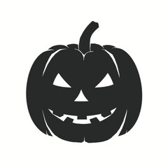 halloween pumpkin isolated on white
