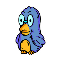 Fototapeta premium Cartoon Parrot Clipart