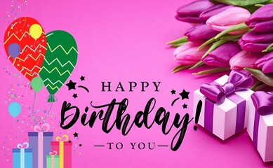 Happy birthday wishing images with cakes and text for you