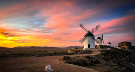 Fotobehang Windmills, Consuegra, Spain © Darcey