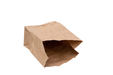 Brown recycle paper bag