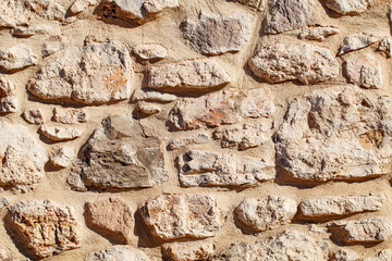 Old stone rock wall, texture  for background