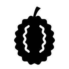Obraz premium durian glyph icon
