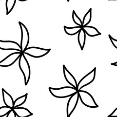 set of elements seamless abstract pattern background fabric fashion design print wrapping paper digital illustration texture wallpaper 