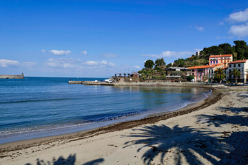 The charming little port of Collioure on the Vermeil coast, in Occitania