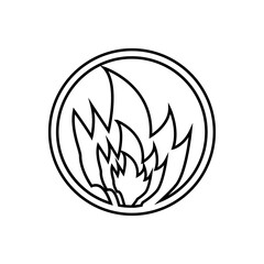 circle of fire icon