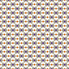 Seamless background image of vintage square triangle geometry repeat pattern.