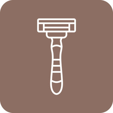 recommend clip art: Razor Line Round Corner Background Icon