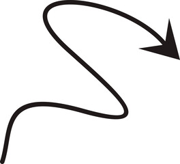 Simple Arrow Shape Vector