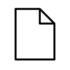 Document icon vector for computer color editable