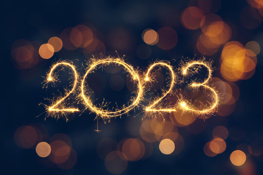 Beautiful template web banner for New Year 2023