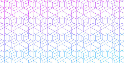 幾何学 抽象 青 紫 六角 背景 透過