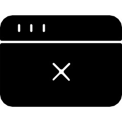 Obraz premium Browser with Cross 