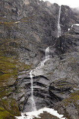 Fototapeta na wymiar Rocky waterfall, Norway