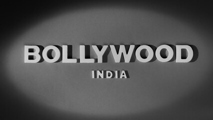 Bollywood - Old movie style text