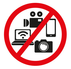 Prohibition of video and photography, as well as the use of gadgets. Stop fixing video.