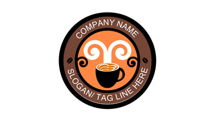 coffee shop logo design