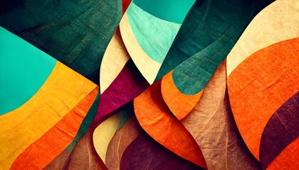 saturated patterns, abstract vivid designs, weave, digital illustration
