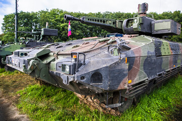 Obraz premium Ostrava Czech republic 2022-09-20 The Puma is a German infantry fighting vehicle (IFV) designed to replace the aging Marder IFVs currently in service with the German Army. 