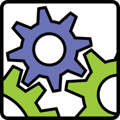 gear icon illustration. Gear Icon Vector 