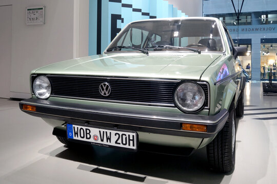 Berlin, Germany, October 1, 2022: old Volkswagen Golf I.