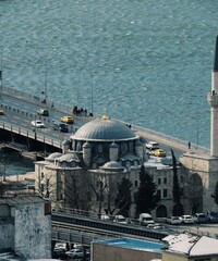       harmony of sea and mosque