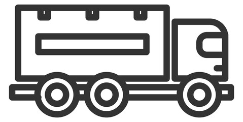 Cargo truck icon. Lorry sign. Shipping transport
