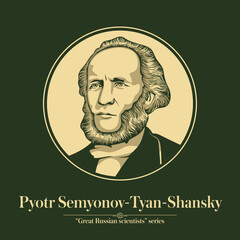 The Great Russian Scientists Series. Pyotr Semyonov-Tyan-Shansky was a Russian geographer and statistician who managed the Russian Geographical Society for more than 40 years.