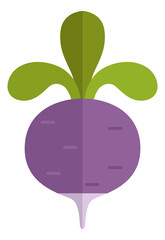 Beet icon. Sweet root symbol. Organic vegetable