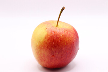 red apple isolated on white