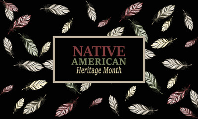 native american heritage month background