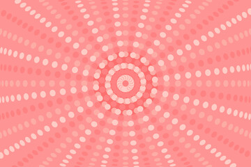 Dotted circular background Concentric pattern. Vector illustration