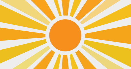 yellow and orange gradient sunshine background
