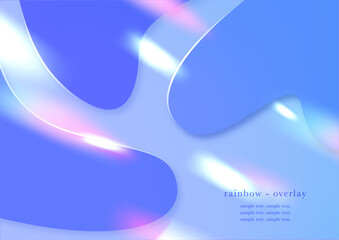 webグラフィックプリズムライト陽光フレーム背景