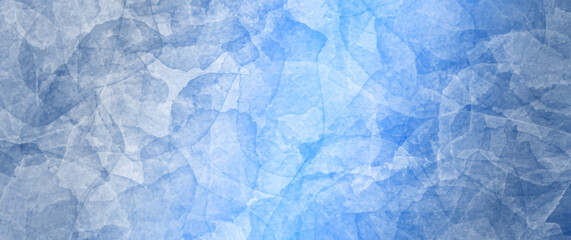 Obraz premium Blue watercolor vector art background for cover design, cards, flyer, poster, banner. Hand drawn Christmas illustration for your design. Blue watercolour texture. Clouds. Sky. Abstract backdrop. 