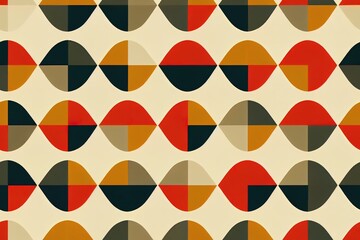 Obraz premium Seamless pattern of Fathers day. Flat set icons on white background.