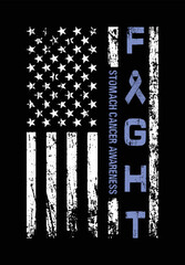 Fight Stomach Cancer Awareness Design