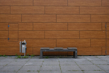bench in the city