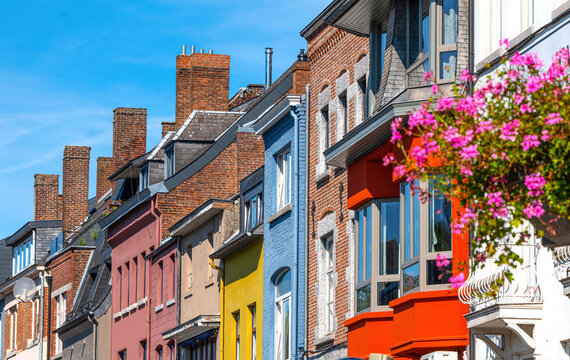 Dinant an der Maas, Belgien,Altstadtszene