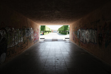 tunnel in the city