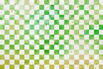 市松模様_若草色