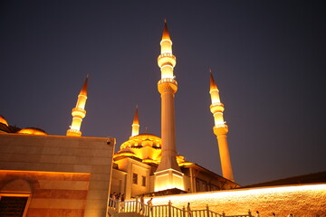 The Big mosque in Khartoum Sudan 