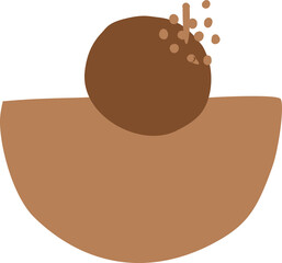 Abstract Organic Shape Vector Illustration