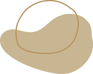 Abstract Organic Shape Vector Illustration