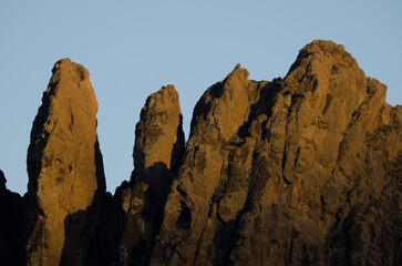 La Candelilla cliff. The Nublo Rural Park. Gran Canaria. Canary Islands. Spain.