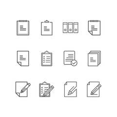 a set of document icons