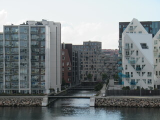 Die Hafeneinfahrt von Aarhus